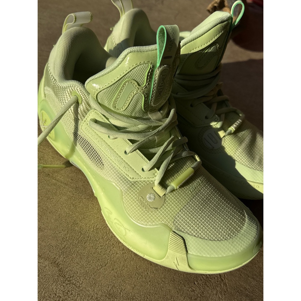 Li-Ning Way of Wade 10 Low‎ Avocado Green Basketball Shoes ABAS083-2